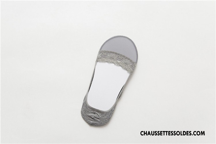 Bas Bas De Soie Femme Simple Dentelle Invisible Style Chaud Chaussette Été