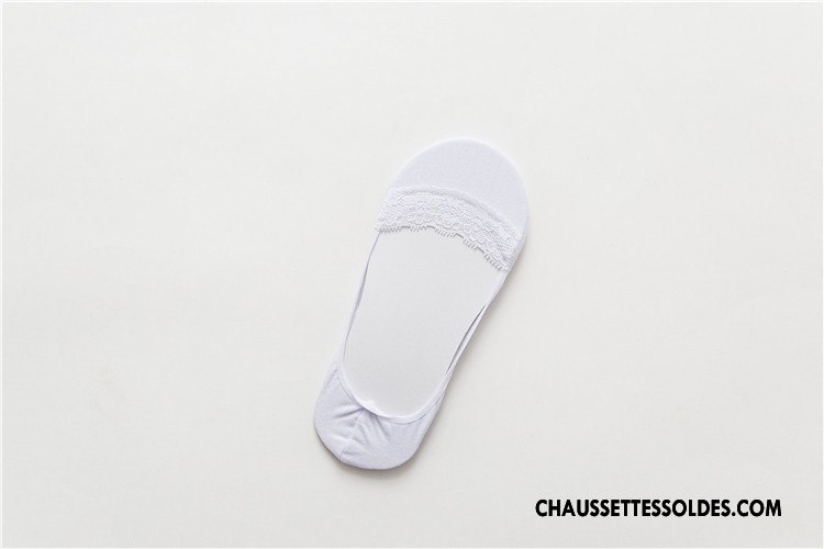 Bas Bas De Soie Femme Simple Dentelle Invisible Style Chaud Chaussette Été