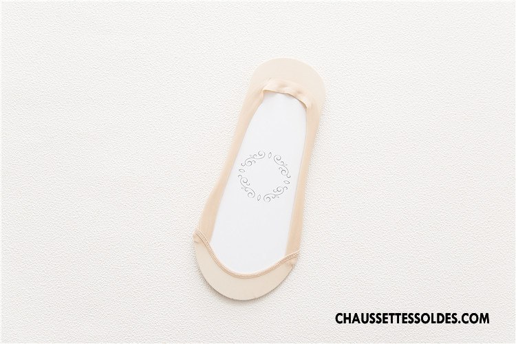 Bas Bas De Soie Femme Soie De Glace Chaussette Invisible Chaussette Courte Couleur De Chair Le Nouveau