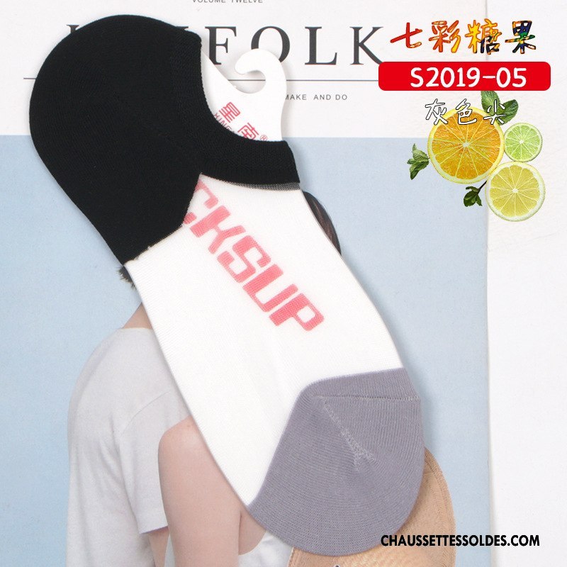 Bas Bas De Soie Femme Très Mince Invisible Matelassé Chaussette Basse Coupée Dessin Animé Chaussette De Noël Coloré Noir Clair