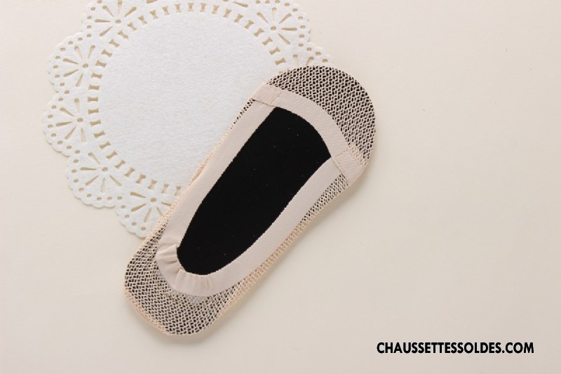 Bas Bas De Soie Femme Été Anti-off Chaussette Basse Coupée Engrener Pas De Traces Invisible Bleu Clair