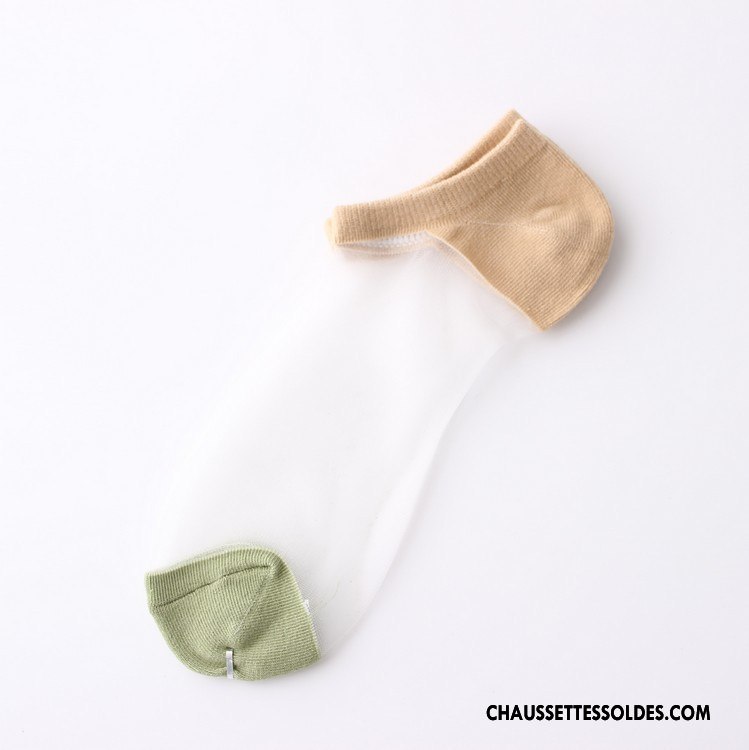 Bas Bas De Soie Femme Été Légère Cristal Le Nouveau Chaussette Dame Couleurs Mixtes Bleu