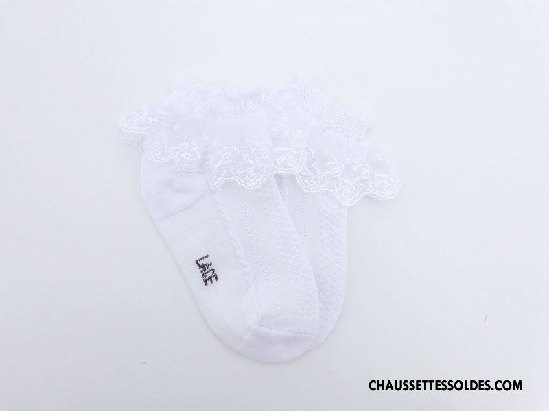 Bas Bas De Soie Fille Chaussette Coton Bio Dentelle Femme Princesse Nouvelles Arrivées Rose