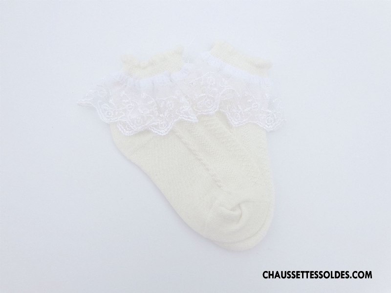 Bas Bas De Soie Fille Chaussette Coton Bio Dentelle Femme Princesse Nouvelles Arrivées Rose