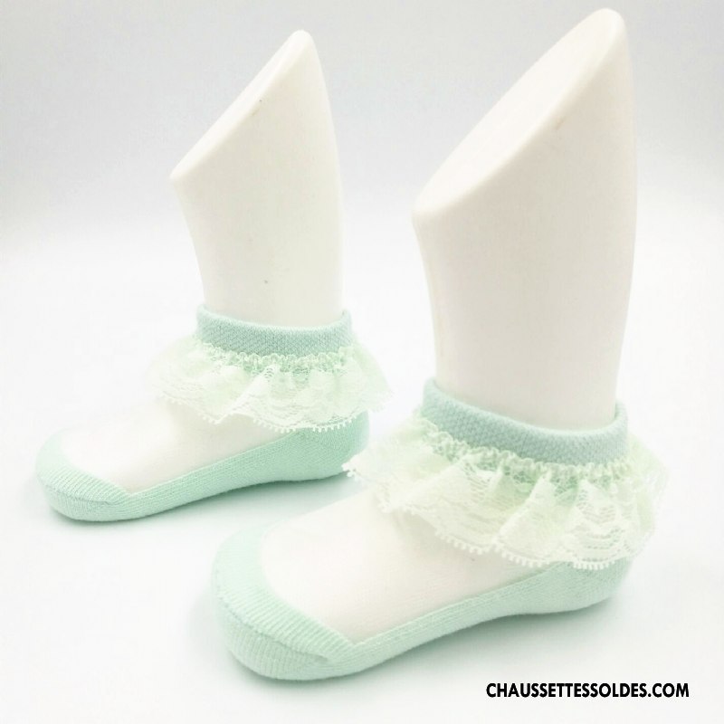 Bas Bas De Soie Fille Chaussette Courte Cristal Enfant Doux Dentelle Chaussette De Noël Jaune