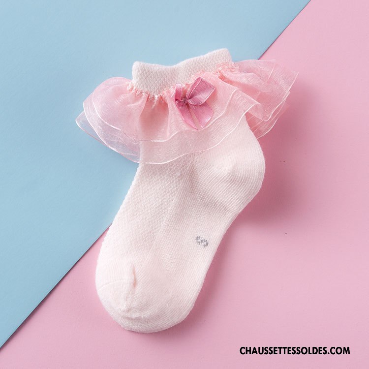 Bas Bas De Soie Fille Engrener Femme Princesse Dentelle Matelassé Bébé Bleu
