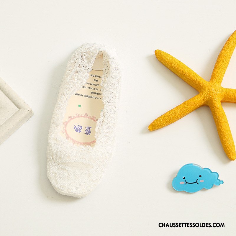 Bas Bas De Soie Fille Orange Enfant Dentelle Femme Été Chaussette