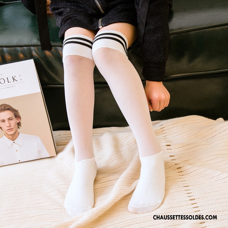 Bas Bas De Soie Fille Princesse Été Printemps Enfant Chaussette Yarn Net Blanc