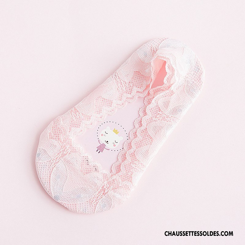 Bas Bas De Soie Fille Renard Chaussette Chaussette Basse Coupée Respirant Charmant Invisible Gris