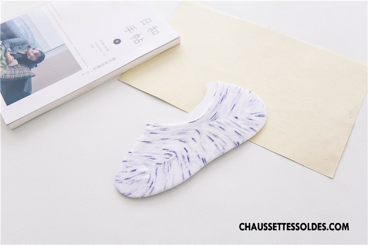 Chaussette Basse Femme 100% Coton Chaussette Courte Le Nouveau Été Printemps Invisible Clair