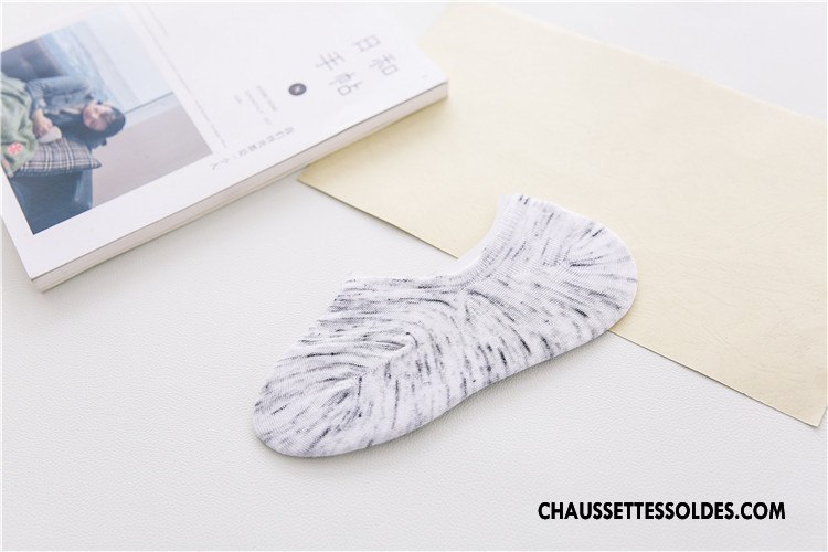 Chaussette Basse Femme 100% Coton Chaussette Courte Le Nouveau Été Printemps Invisible Clair