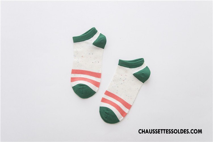Chaussette Basse Femme 100% Coton Yarn Chaussette Courte Chaussette Basse Coupée Couleur Le Nouveau Couleurs De Bonbons Pure Rouge