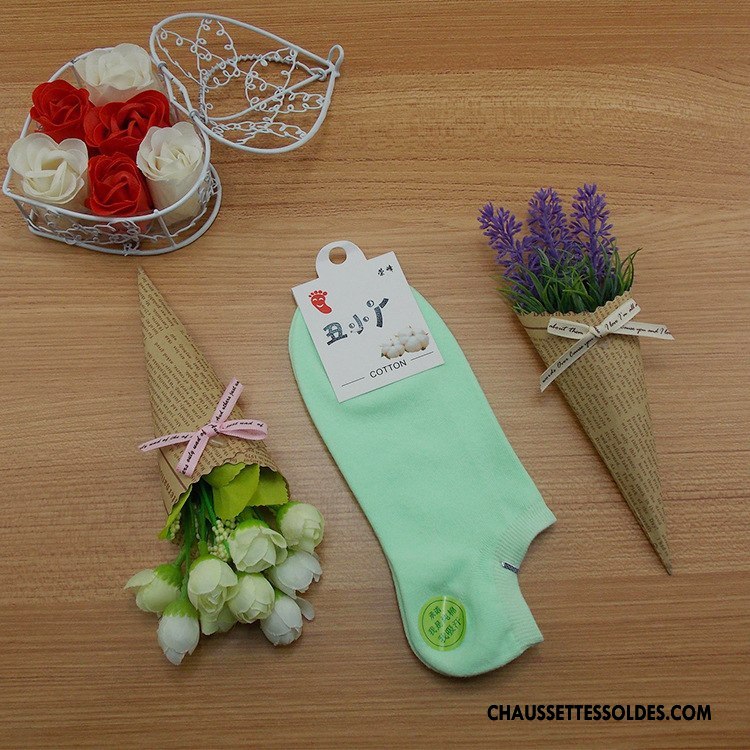 Chaussette Basse Femme Absorber La Sueur Coton Bio Taille Basse Petit Chaussettes En Coton Dame Pure Jaune