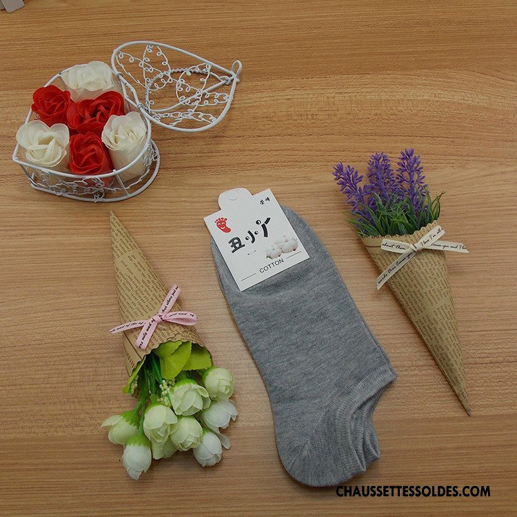 Chaussette Basse Femme Absorber La Sueur Coton Bio Taille Basse Petit Chaussettes En Coton Dame Pure Jaune