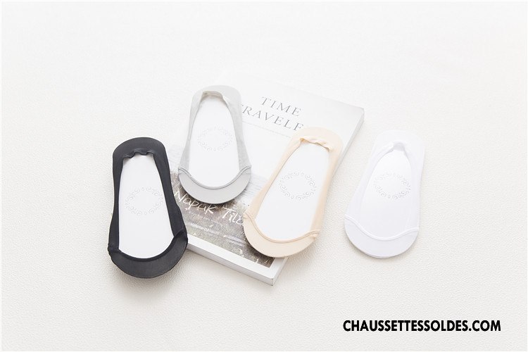 Chaussette Basse Femme Antidérapant Dame Silicone Couleur De Chair Chaussette Courte Été