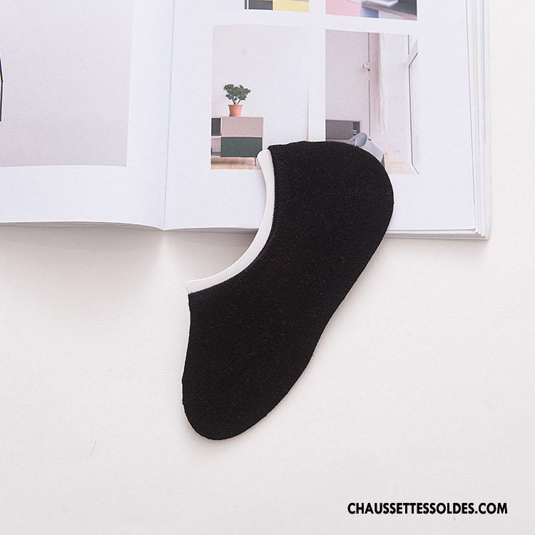 Chaussette Basse Femme Antidérapant Le Nouveau Tous Les Assortis Été Invisible Silicone Pure Violet
