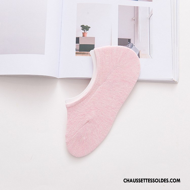 Chaussette Basse Femme Antidérapant Le Nouveau Tous Les Assortis Été Invisible Silicone Pure Violet