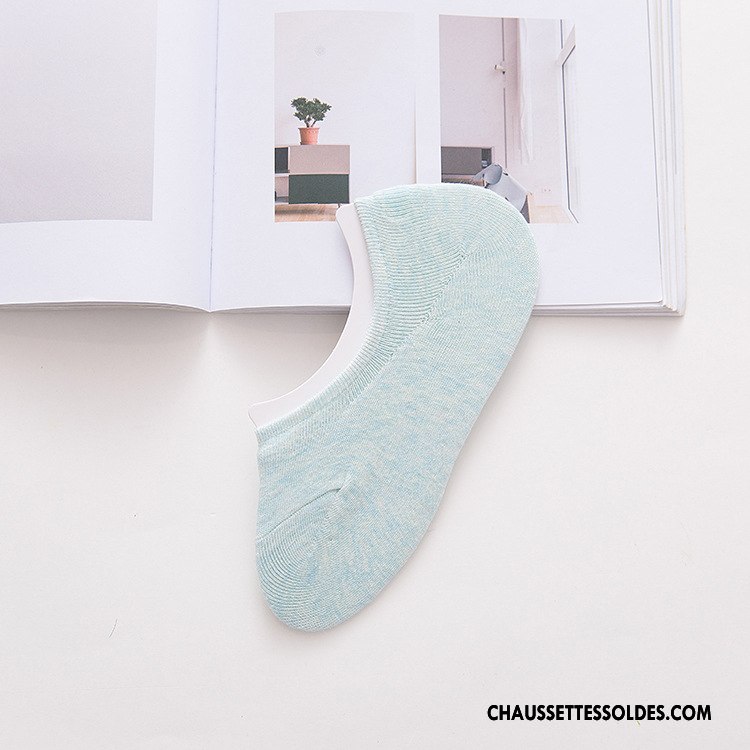 Chaussette Basse Femme Antidérapant Le Nouveau Tous Les Assortis Été Invisible Silicone Pure Violet