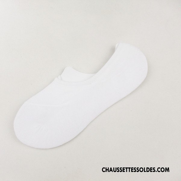 Chaussette Basse Femme Antidérapant Été Chaussettes En Coton Dame Silicone Bonbons Pure Jaune Clair