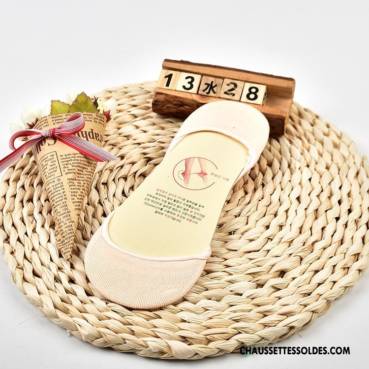 Chaussette Basse Femme Chaussette Basse Coupée Absorber La Sueur Le Nouveau Printemps Été Invisible Pure Vert Clair