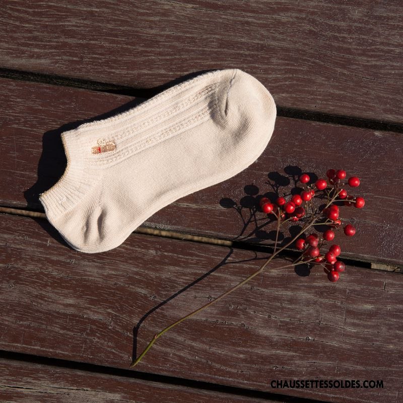 Chaussette Basse Femme Chaussette Basse Coupée Brodé Chat Chaussettes En Coton Petit Frais Vert