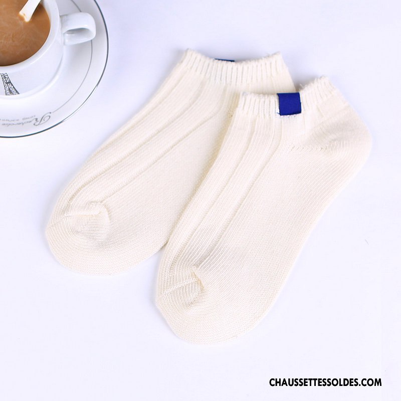 Chaussette Basse Femme Chaussette Basse Coupée Chaussette Courte Élève Style Chaud Rayé Art Pure Vert