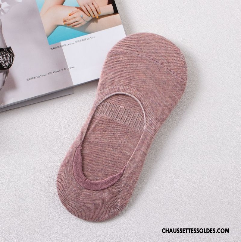 Chaussette Basse Femme Chaussette Basse Coupée Dame Matelassé Invisible Pure Noir