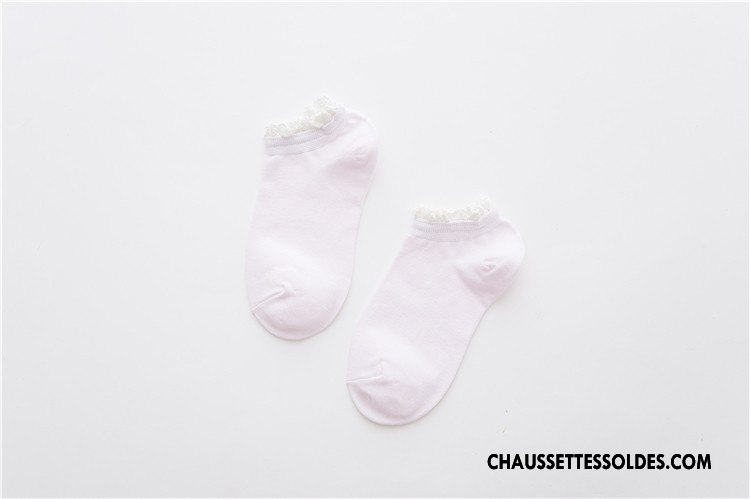 Chaussette Basse Femme Chaussette Basse Coupée Dentelle Le Nouveau Chaussette Courte 100% Coton Style Chaud Couleurs De Bonbons Pure Jaune