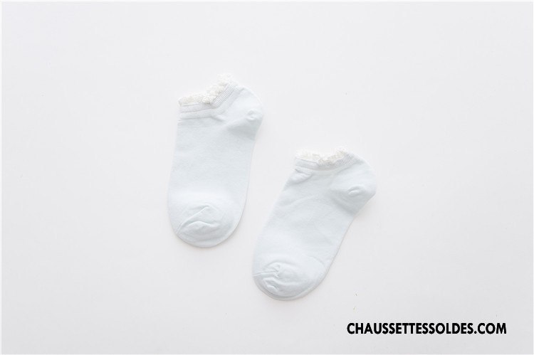 Chaussette Basse Femme Chaussette Basse Coupée Dentelle Le Nouveau Chaussette Courte 100% Coton Style Chaud Couleurs De Bonbons Pure Jaune