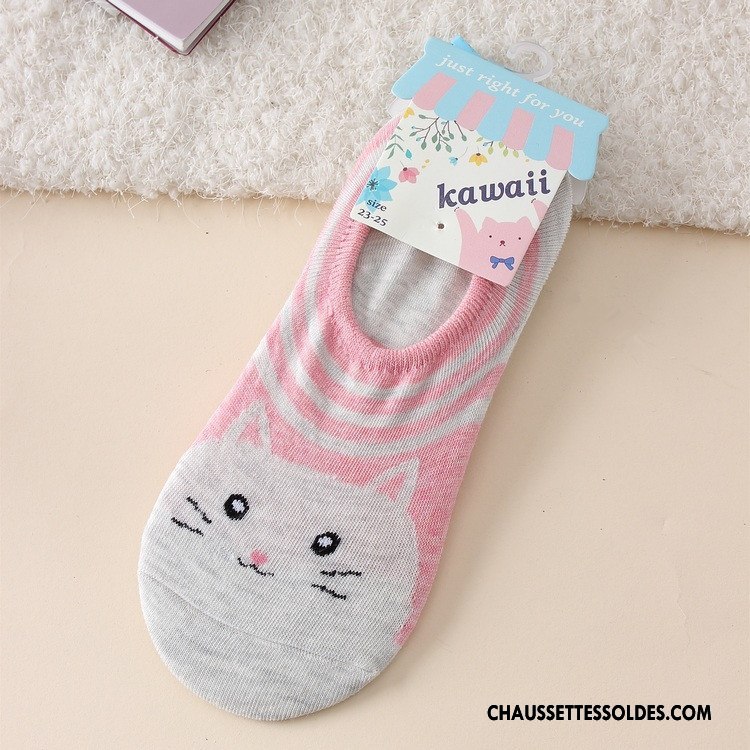 Chaussette Basse Femme Chaussette Basse Coupée Dessin Animé Le Nouveau Bleu