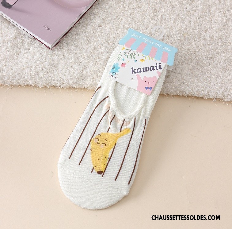 Chaussette Basse Femme Chaussette Basse Coupée Dessin Animé Le Nouveau Bleu