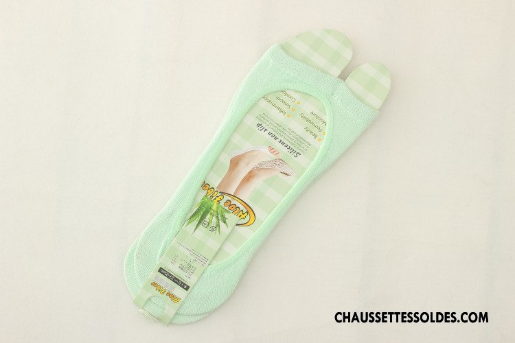 Chaussette Basse Femme Chaussette Basse Coupée Fibre Chaussette Courte Invisible Antidérapant Doigt De Pied Violet