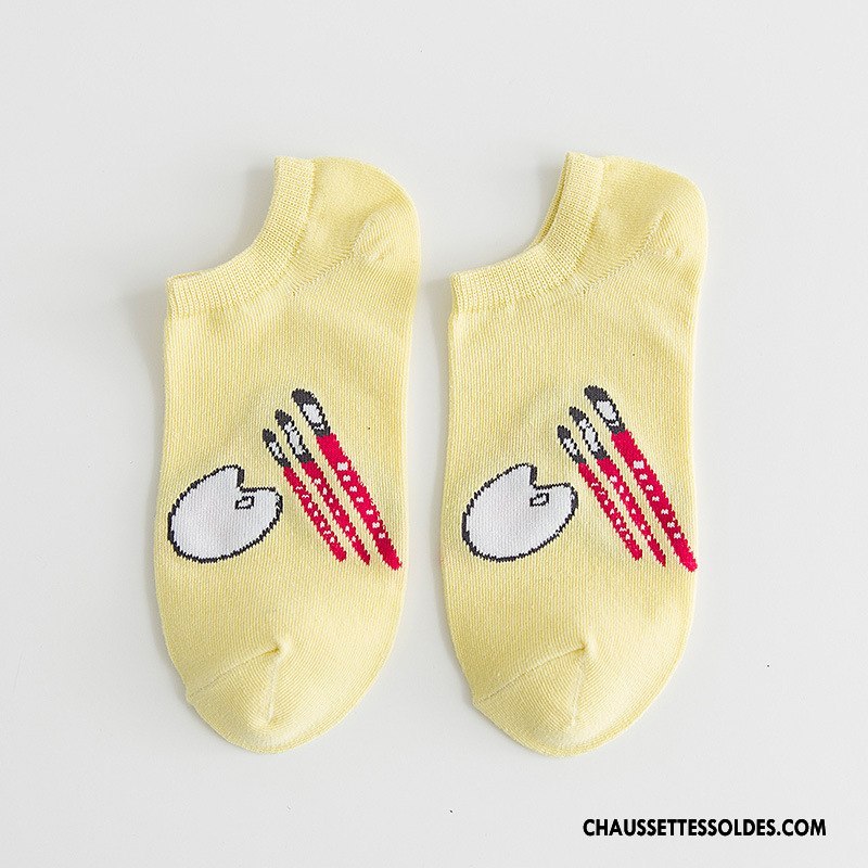 Chaussette Basse Femme Chaussette Basse Coupée Le Nouveau Chaussette Courte Casual Dame Couleur Couleurs De Bonbons Gris