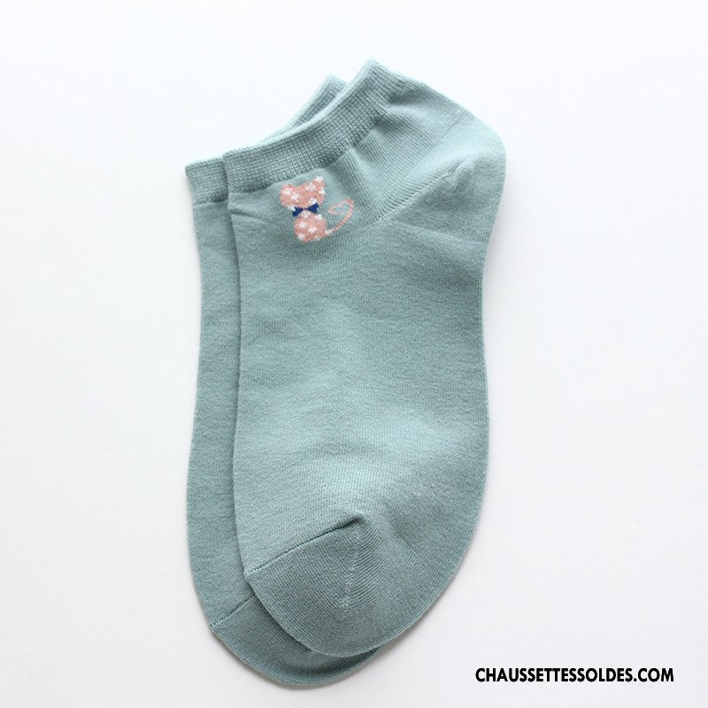 Chaussette Basse Femme Chaussette Basse Coupée Le Nouveau Coton Marron / Brun