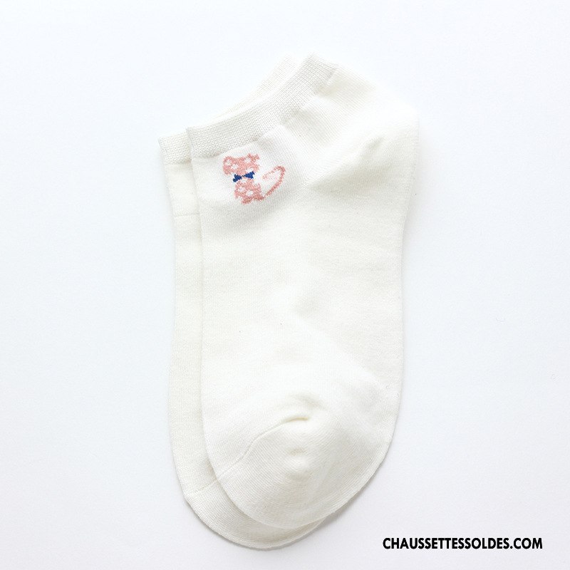 Chaussette Basse Femme Chaussette Basse Coupée Le Nouveau Coton Marron / Brun