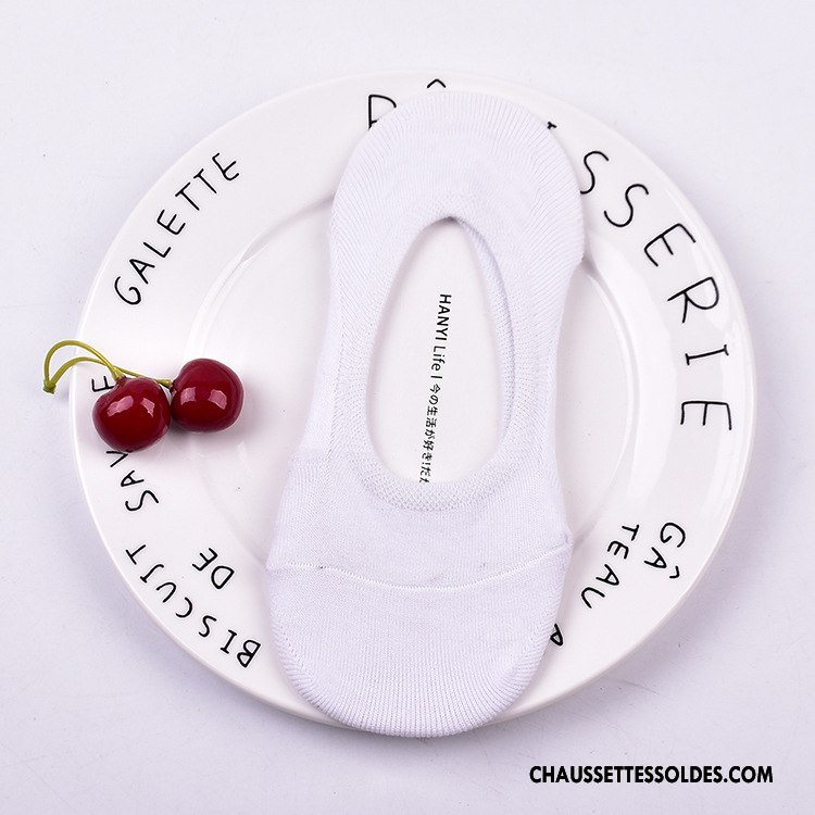 Chaussette Basse Femme Chaussette Basse Coupée Le Nouveau Mode Tous Les Assortis Invisible Été Couleurs De Bonbons Rose
