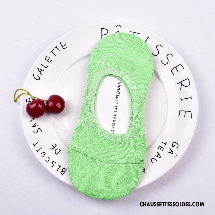 Chaussette Basse Femme Chaussette Basse Coupée Le Nouveau Mode Tous Les Assortis Invisible Été Couleurs De Bonbons Rose