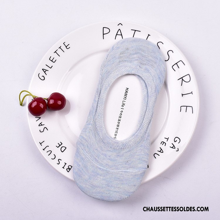 Chaussette Basse Femme Chaussette Basse Coupée Le Nouveau Mode Tous Les Assortis Invisible Été Couleurs De Bonbons Rose