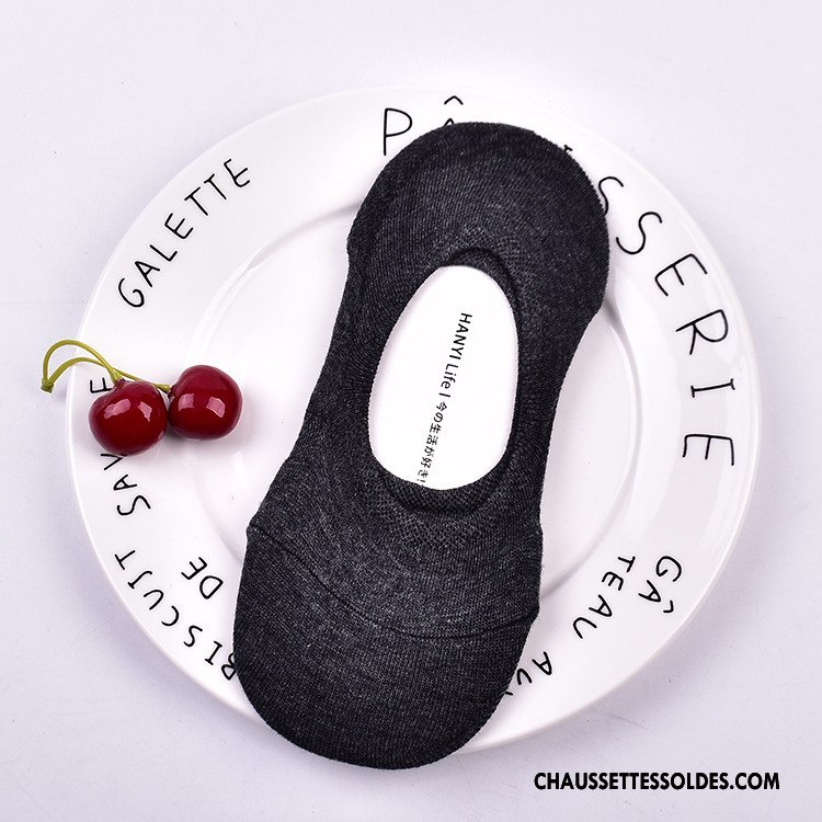 Chaussette Basse Femme Chaussette Basse Coupée Le Nouveau Mode Tous Les Assortis Invisible Été Couleurs De Bonbons Rose