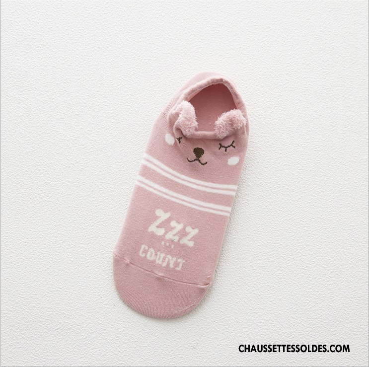Chaussette Basse Femme Chaussette Basse Coupée Le Nouveau Rose