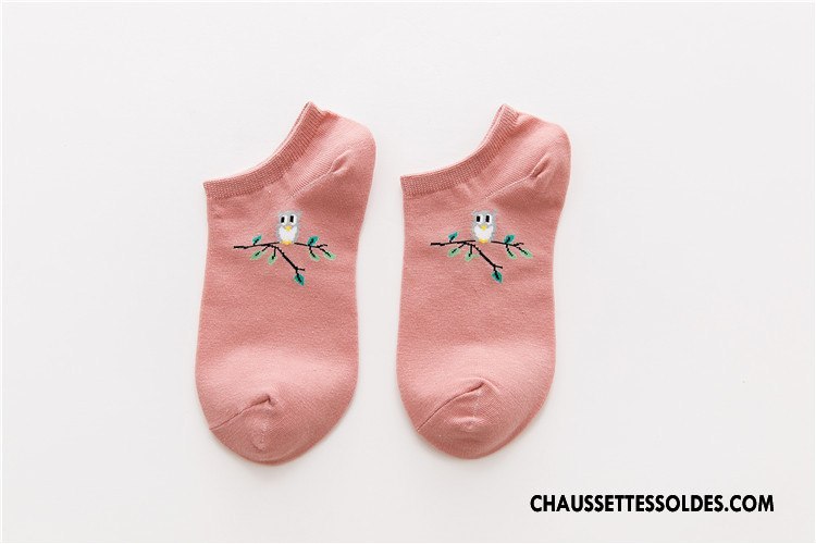 Chaussette Basse Femme Chaussette Basse Coupée Nouveau Le Nouveau L'automne Simple Hiver Bleu Clair