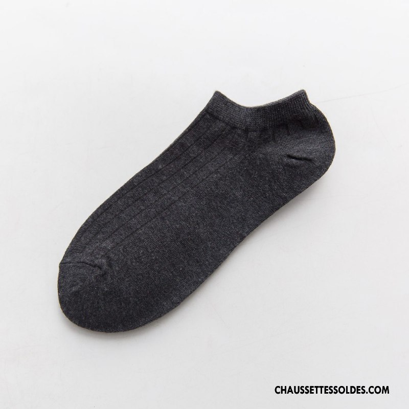 Chaussette Basse Femme Chaussette Basse Coupée Plaine Dame Matelassé Été Printemps Bleu Clair