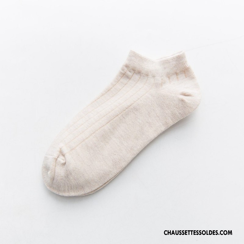 Chaussette Basse Femme Chaussette Basse Coupée Plaine Dame Matelassé Été Printemps Bleu Clair