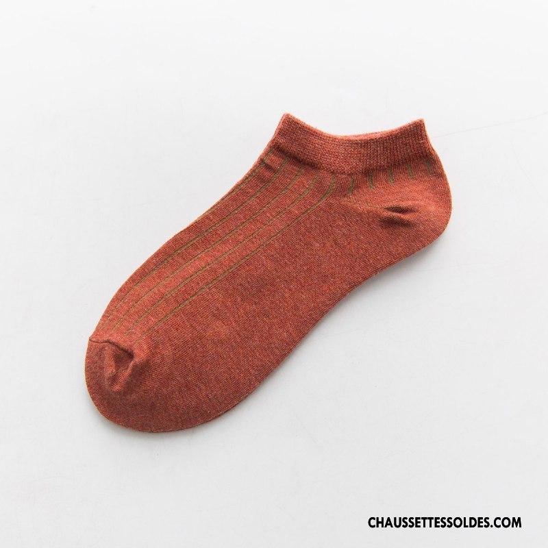 Chaussette Basse Femme Chaussette Basse Coupée Plaine Dame Matelassé Été Printemps Bleu Clair