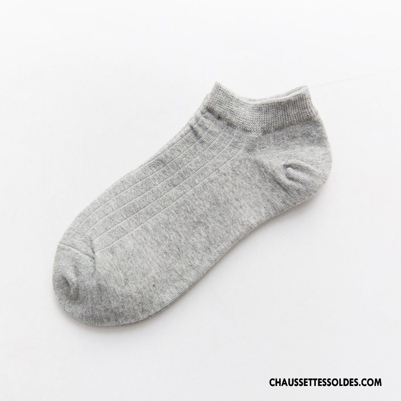 Chaussette Basse Femme Chaussette Basse Coupée Plaine Dame Matelassé Été Printemps Bleu Clair