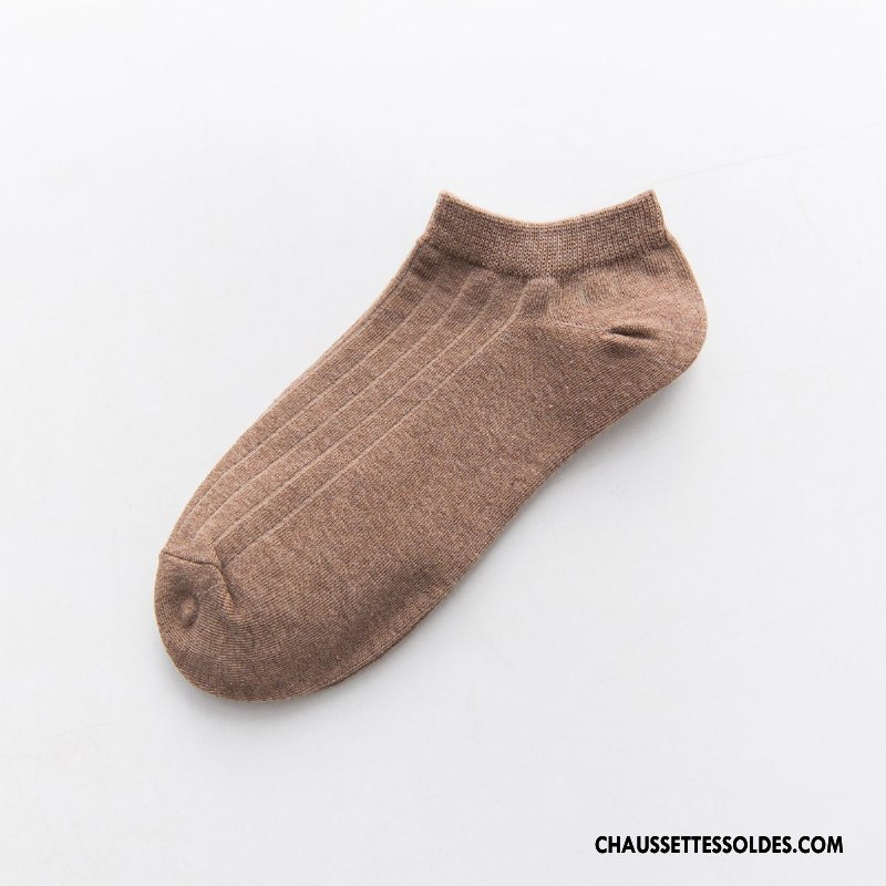 Chaussette Basse Femme Chaussette Basse Coupée Plaine Dame Matelassé Été Printemps Bleu Clair