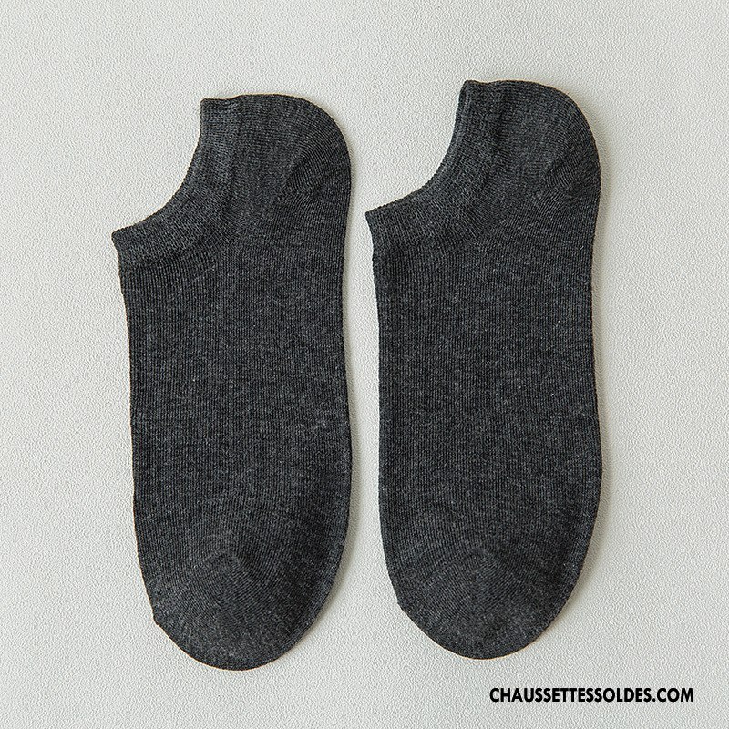 Chaussette Basse Femme Chaussette Courte 100% Coton Printemps Le Nouveau Été Art Couleurs De Bonbons Pure Marron / Brun