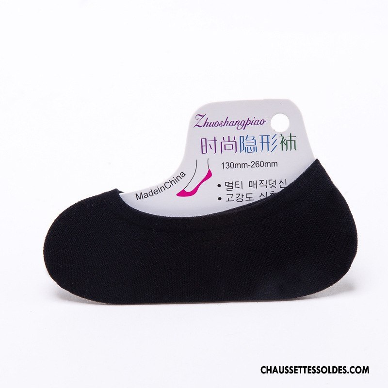 Chaussette Basse Femme Chaussette De Noël Velours Dame Silicone Antidérapant Respirant Couleurs De Bonbons Rose