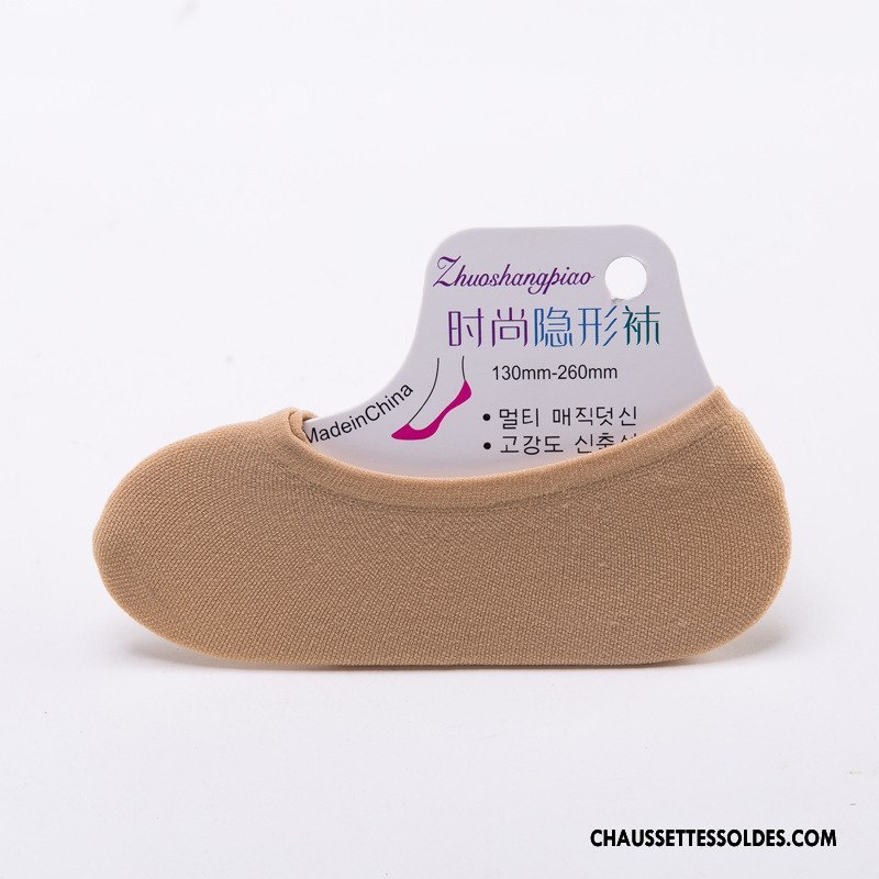 Chaussette Basse Femme Chaussette De Noël Velours Dame Silicone Antidérapant Respirant Couleurs De Bonbons Rose