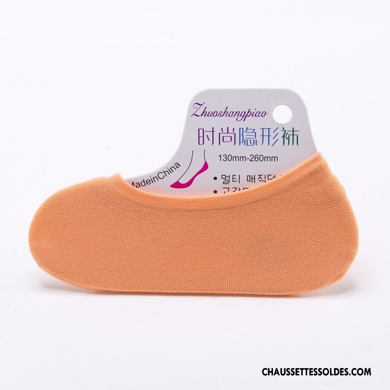 Chaussette Basse Femme Chaussette De Noël Velours Dame Silicone Antidérapant Respirant Couleurs De Bonbons Rose